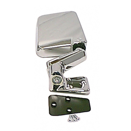 RUGGED RIDGE MIRROR, RIGHT ONLY, 87-02 HALF DOOR, 94-02 FULL DOOR WRANGLER, CHROME 11010.06